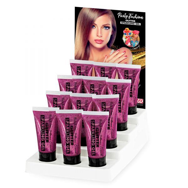 Gel in Spendertube - Pink - 25 Ml, - Widmann