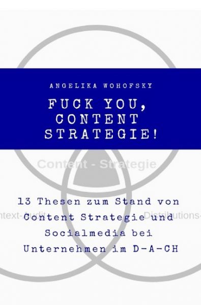 Fuck you, Content Strategie!: 13 Thesen zum Stand von Content Strategie und Socialmedia bei Unterneh - epubli