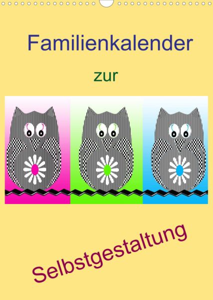 Familienkalender zur Selbstgestaltung (Wandkalender 2022 DIN A3 hoch): Kreative Ideen haben hier Pla