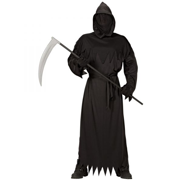 Reaper (Robe mit Kapuze und Maske Unsichtbares Gesicht, Gürtel), XXXL - Widmann