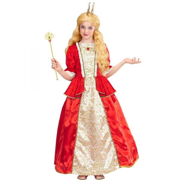 Royal Queen (Kleid mit Reifunterrock), 116 cm / 4-5 Jahre - Widmann